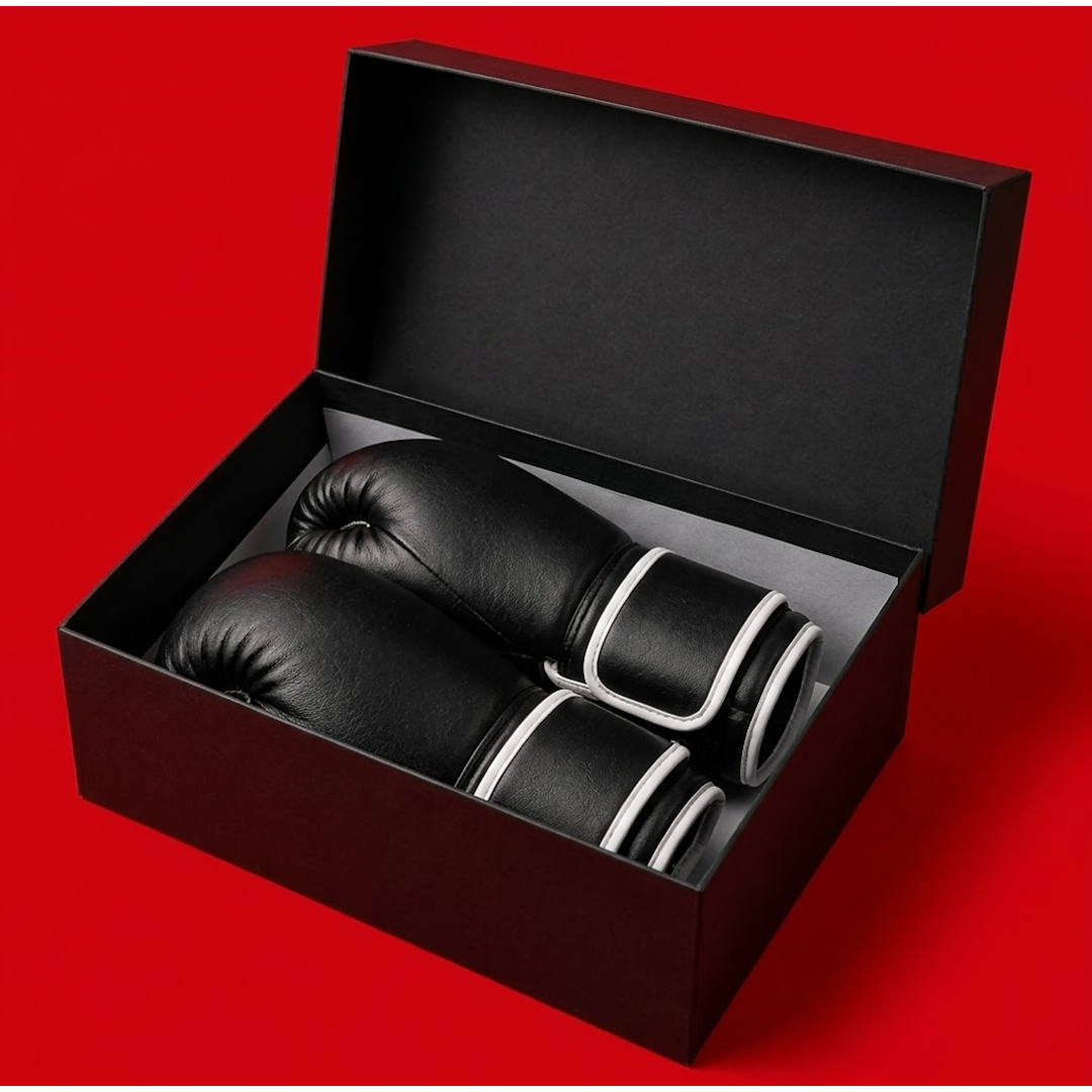 Imported Boxing Gloves - Black