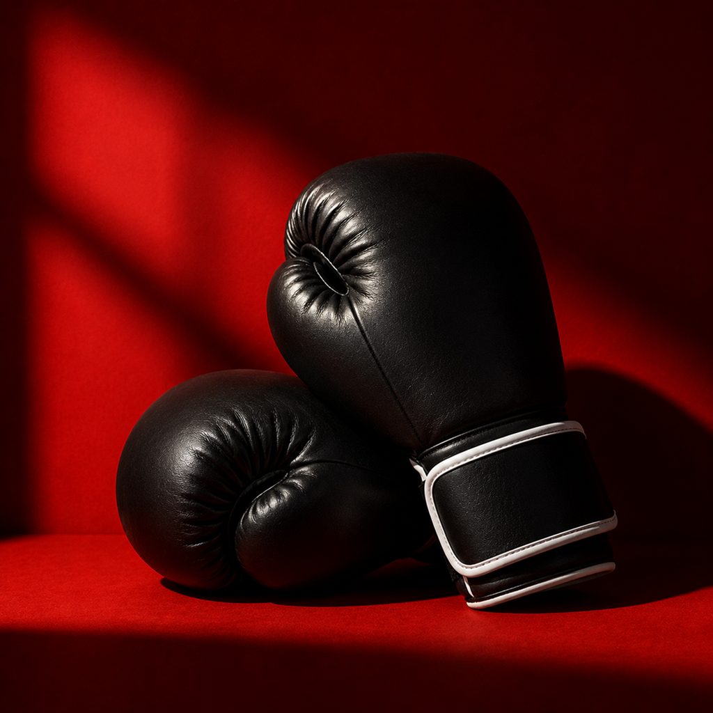 Imported Boxing Gloves - Black