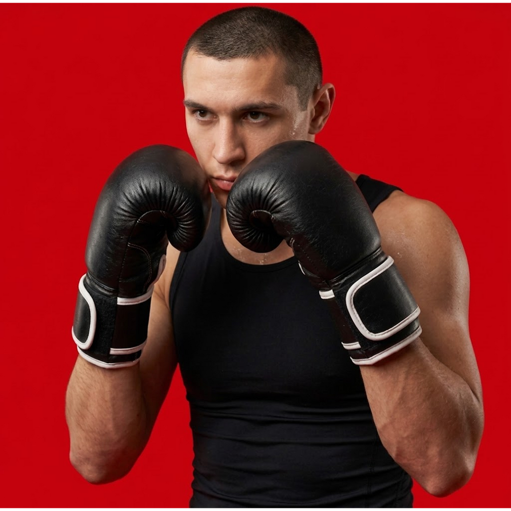 Imported Boxing Gloves - Black