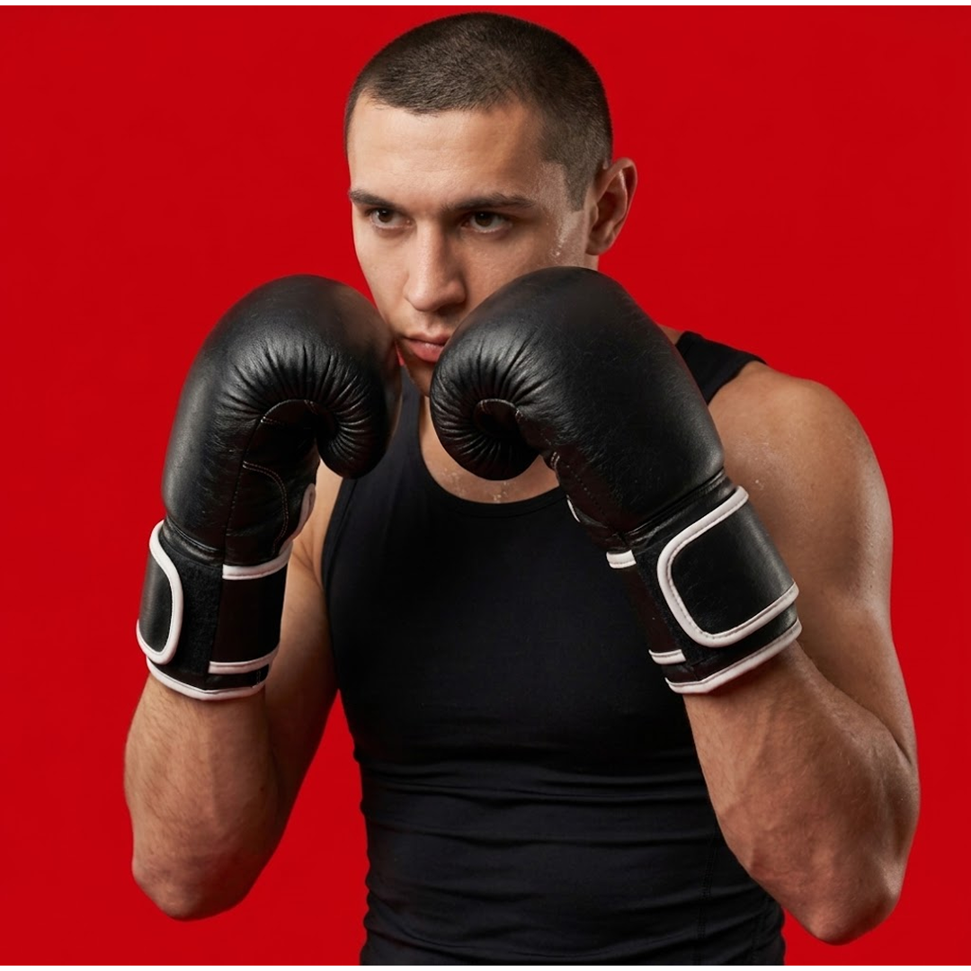 Imported Boxing Gloves - Black